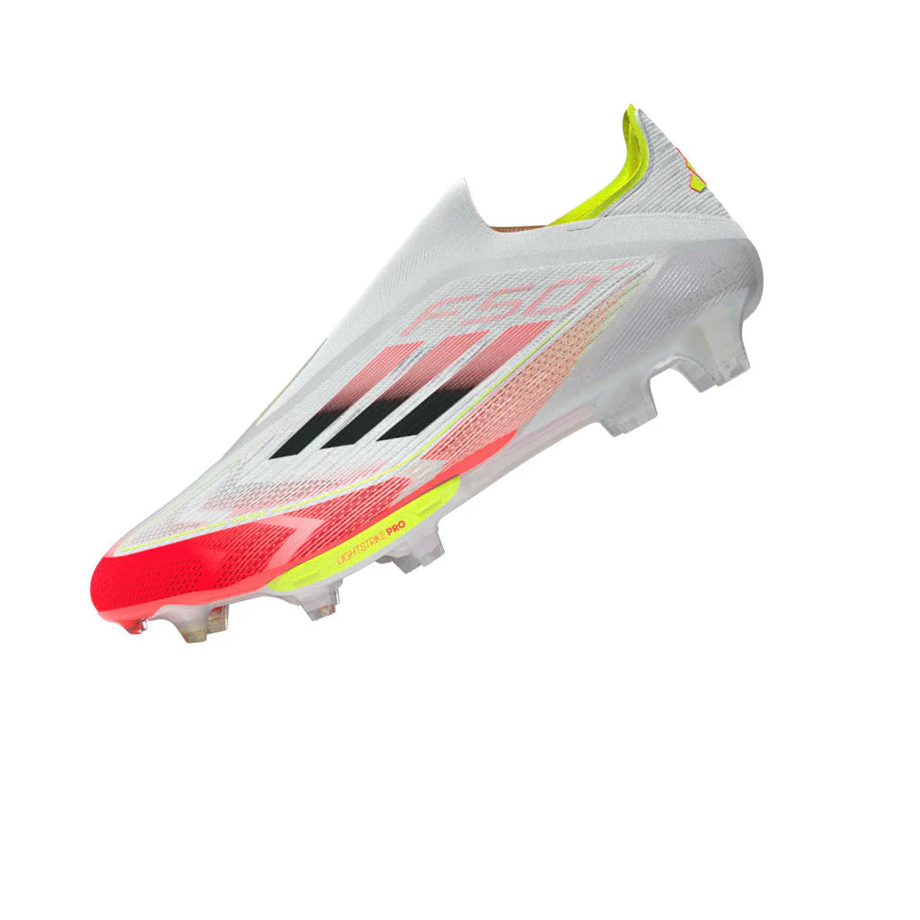 adidas F50 FG Mens Soccer Cleats White Black Yellow