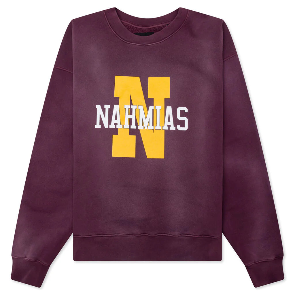 Teams Crewneck Sunfade Plum