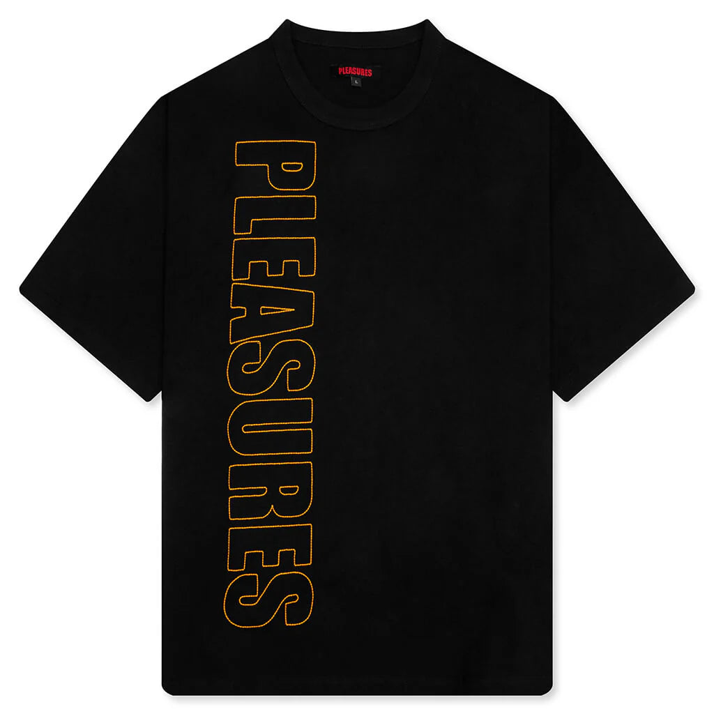 Outline Heavyweight T Shirt Black