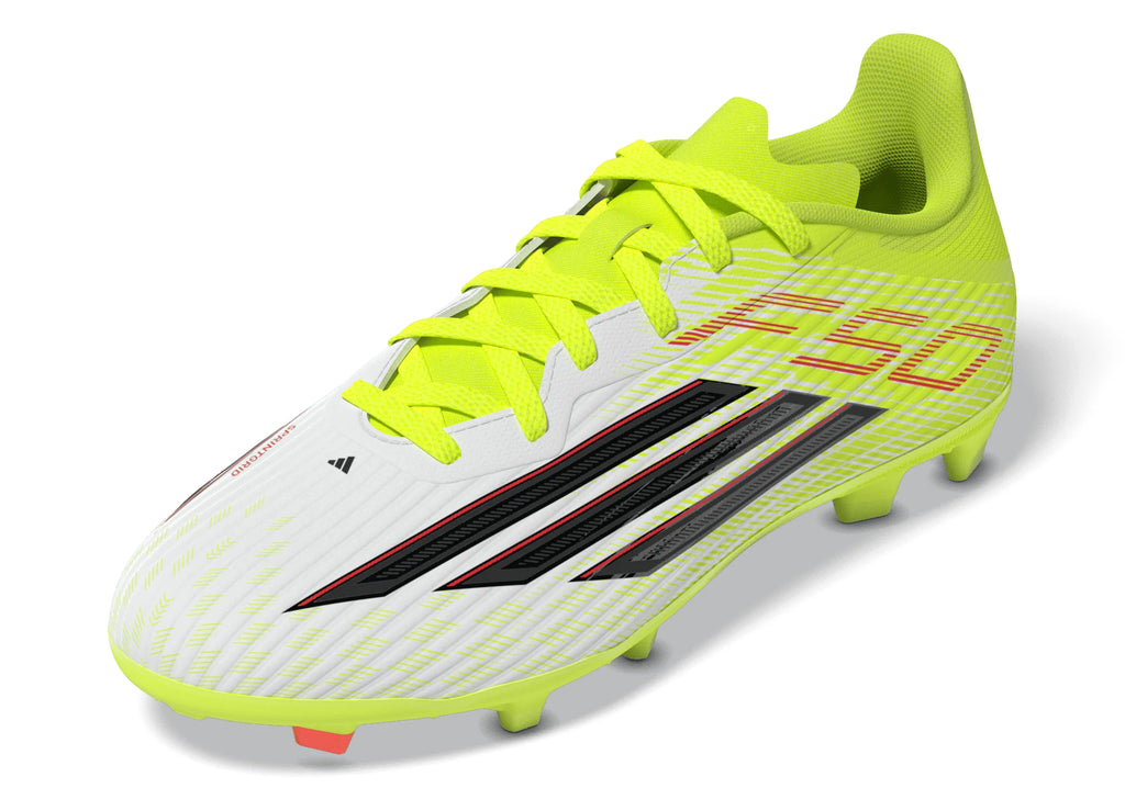 adidas F50 League FG MG Firm Ground Multi Ground Youth Soccer Cleats Yellow Black Red