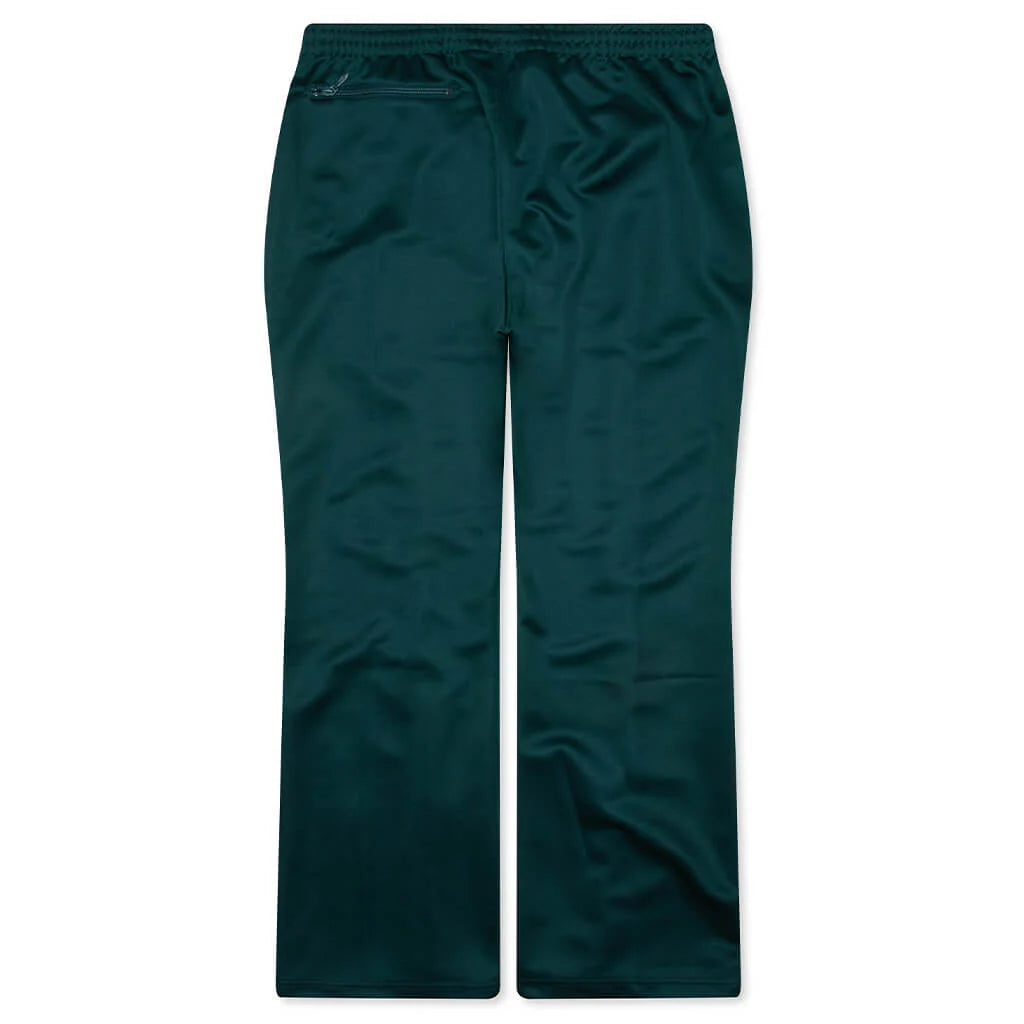 Poly Smooth Boot Cut Track Pant Green