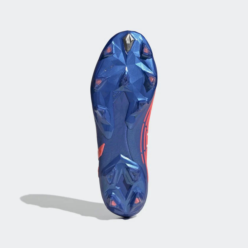 adidas Predator Edge1 Low FG Firm Ground Soccer Cleats Hi Res Blue Turbo Hi Res Blue