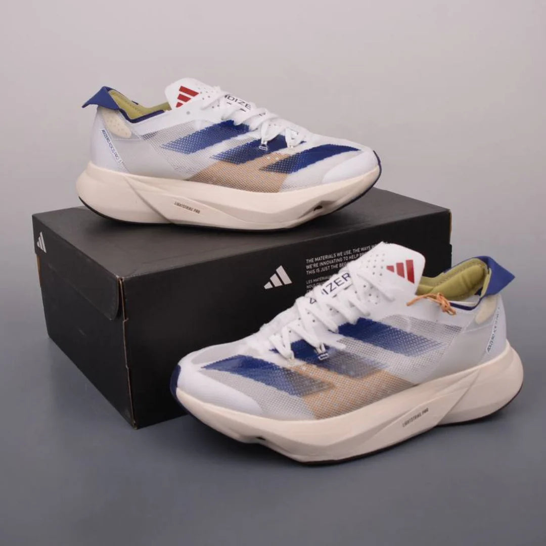 Adidas Adizero Adios Pro 3 Branco Azul Escuro