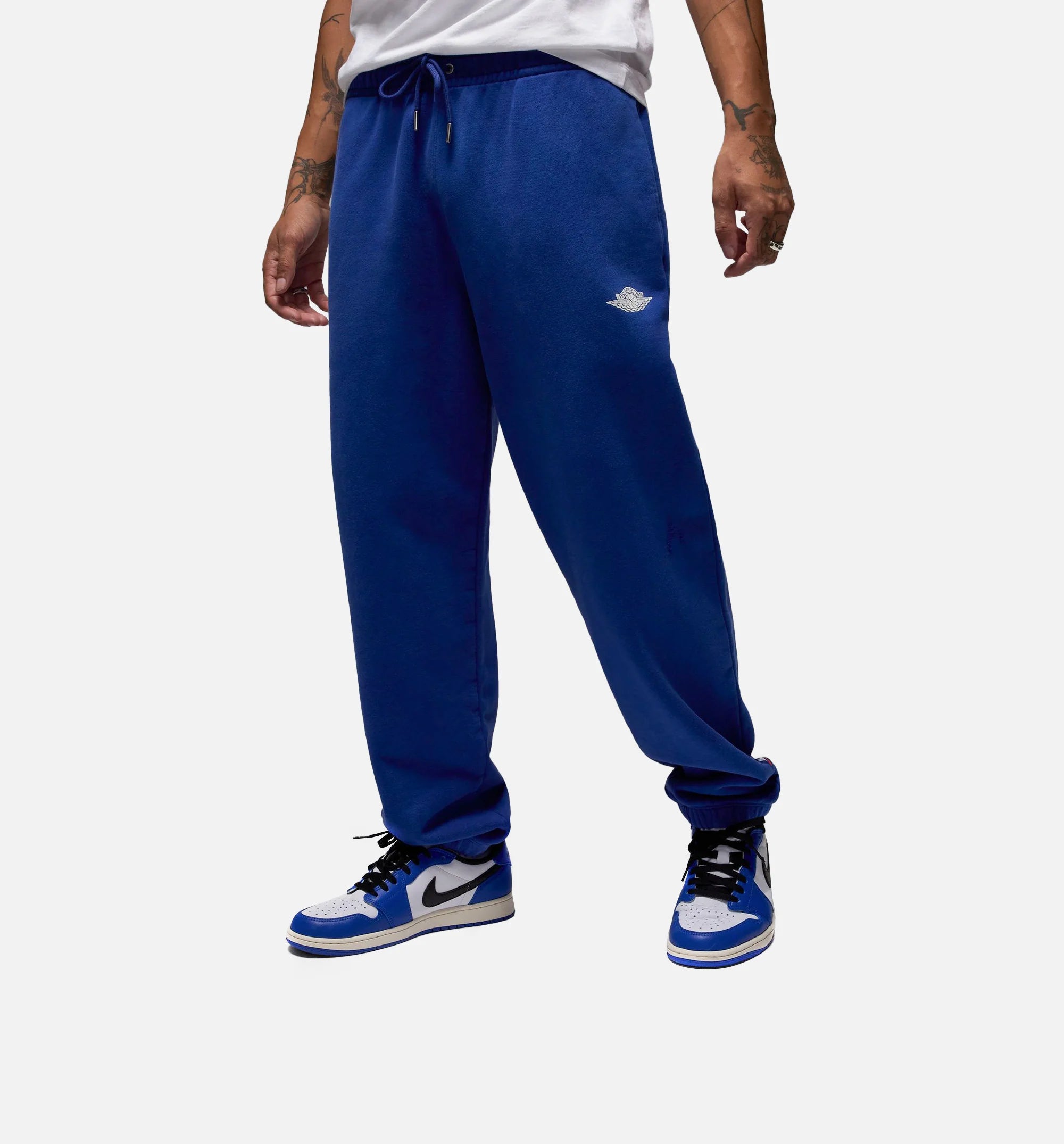 JDN Rare Air Fleece Mens Pant White Blue