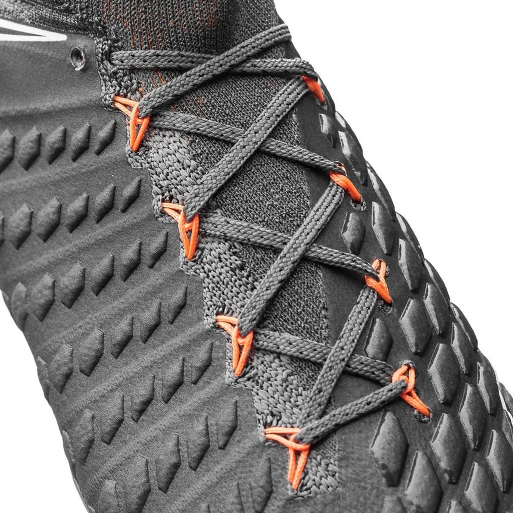 Nike Hypervenom Phantom 3 Elite DF FG AG Multi Ground Soccer Cleats Dark Grey Total Orange White
