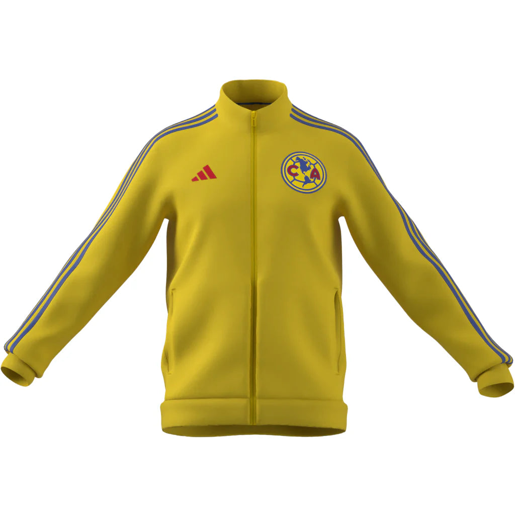 adidas Club America DNA Track Top Mens Soccer Jacket Yellow