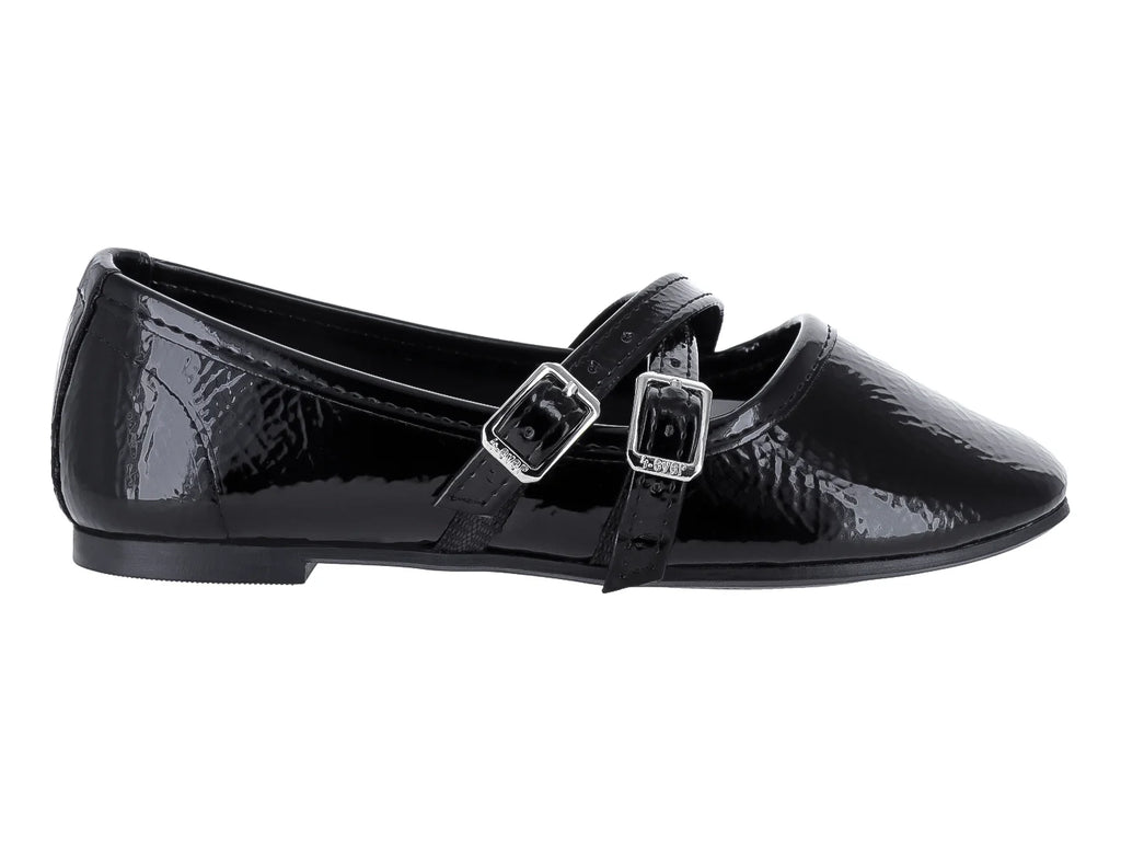 Zapatos Planos 4EVER Charol Negro para Niña