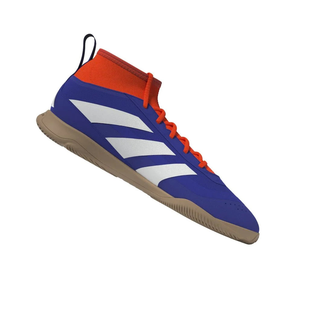 adidas Predator League IN Junior Indoor Soccer Shoes Lucid Blue White Solar Red