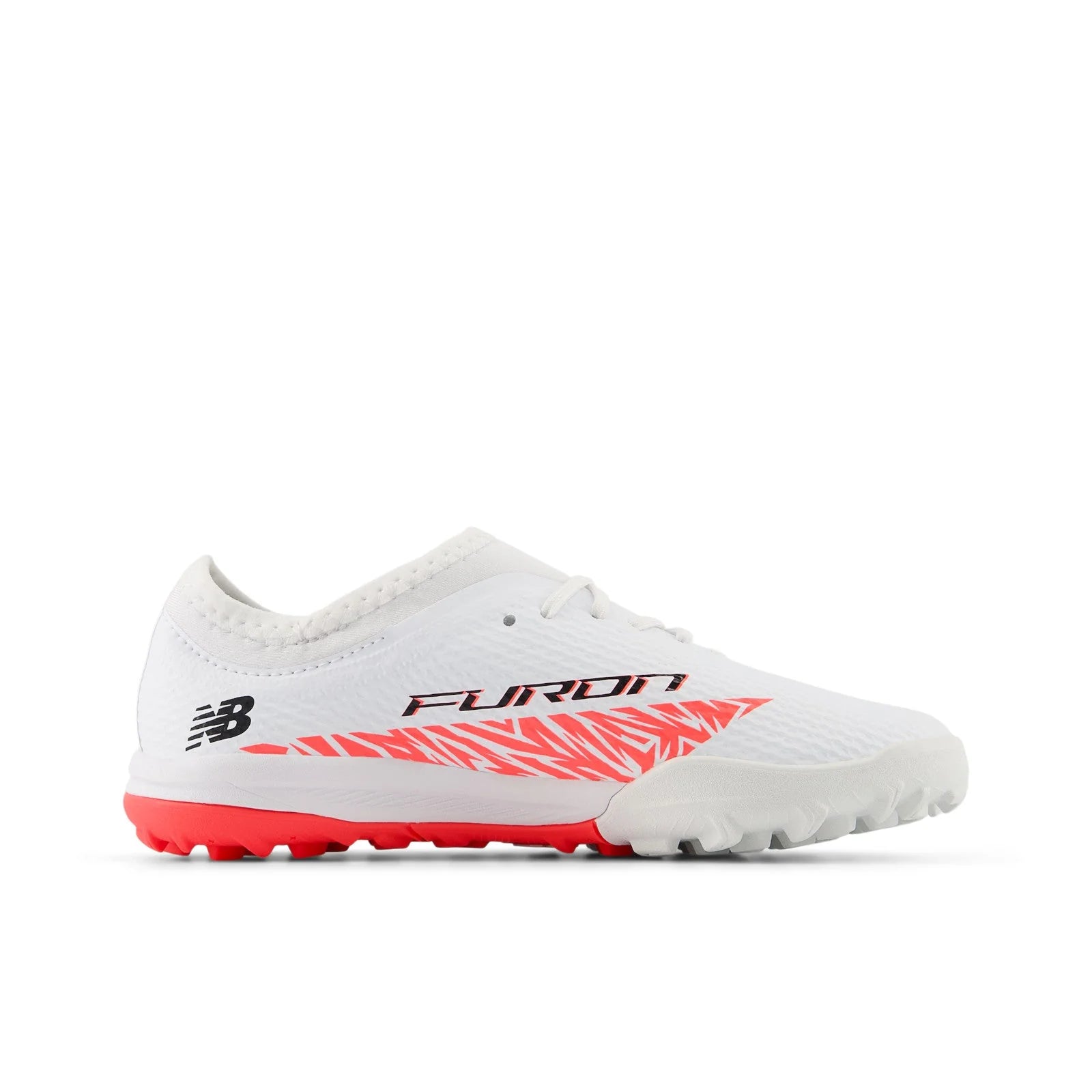 New Balance Furon V8 Team Junior Turf Soccer Cleats White