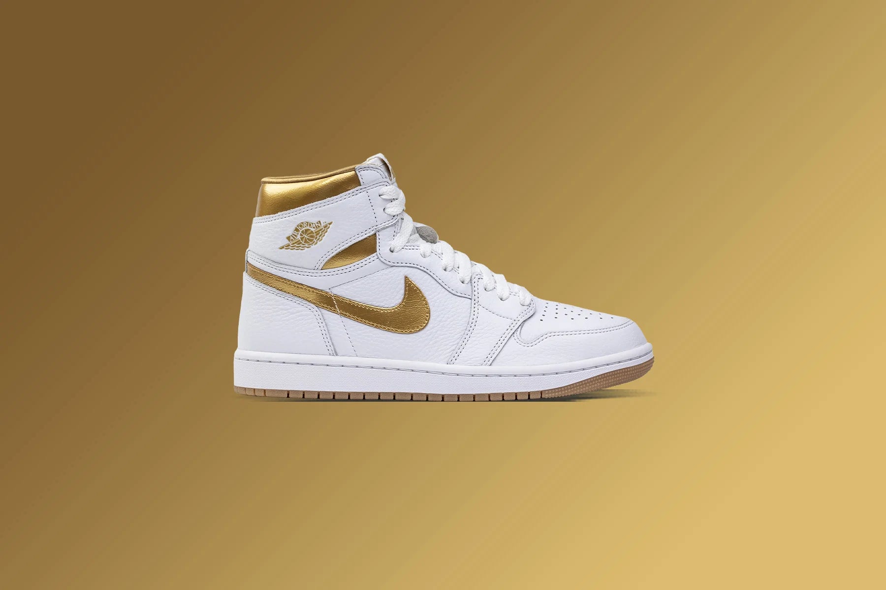 Jordan 1 Retro High OG PS White Metallic Gold Gum Light Brown