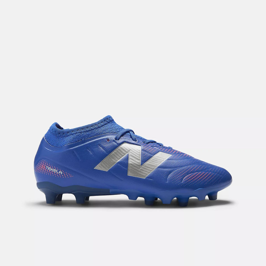 New Balance Tekela Team Low Laced Youth Firm Ground Soccer Cleats V5 Blue