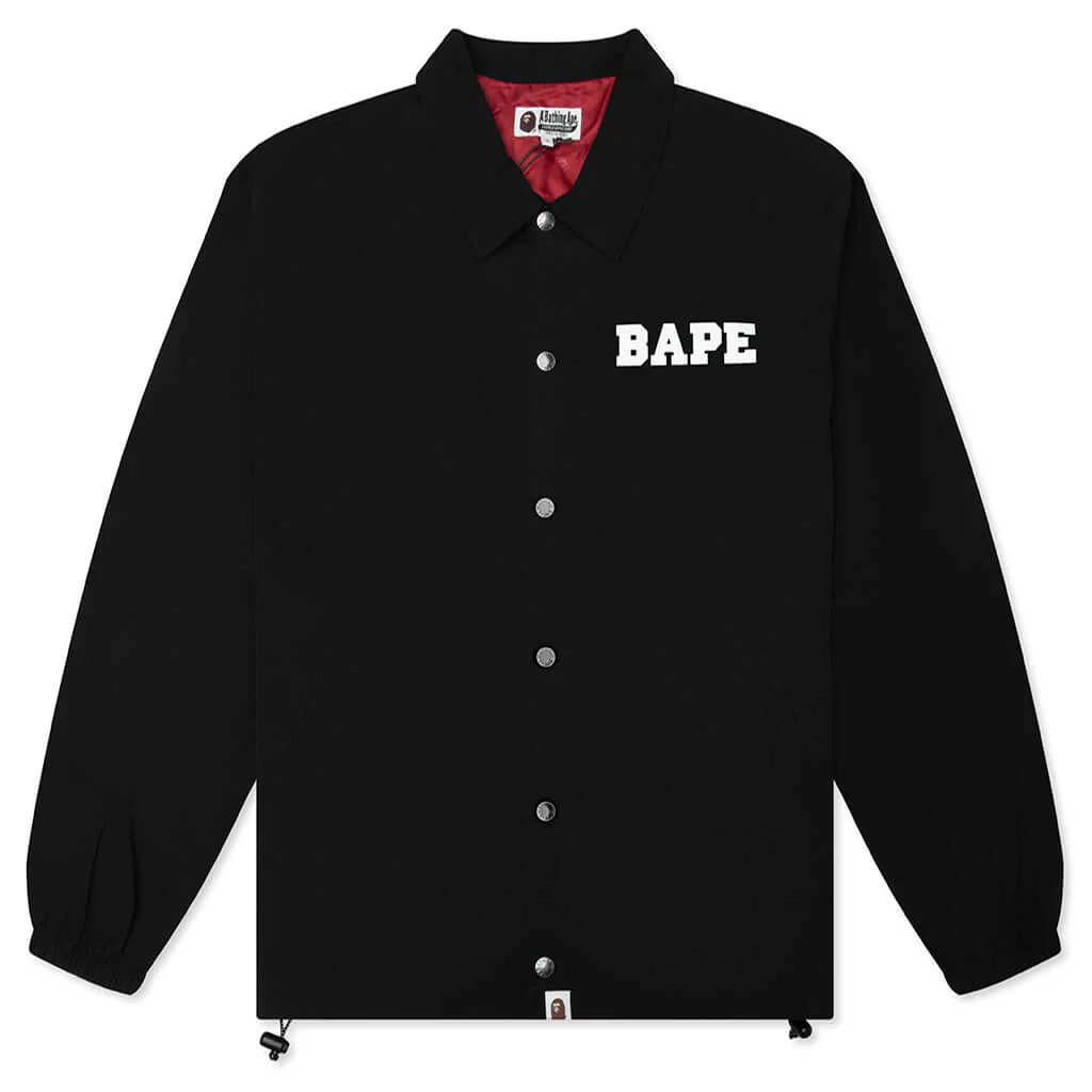 College Coach Jacket Black