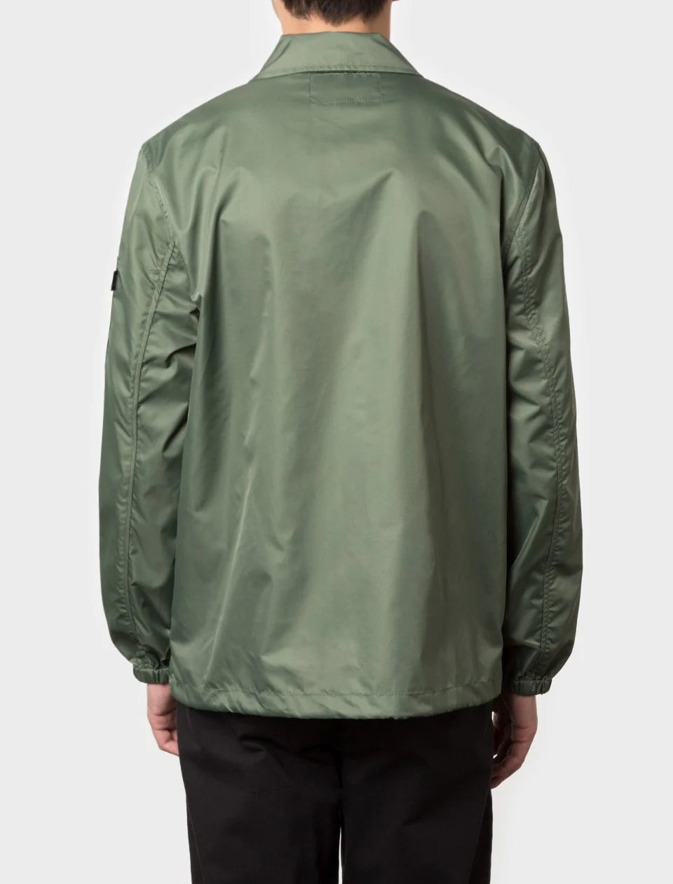 Flight Satin Coach Jacket Mens Jacket Olive Green
