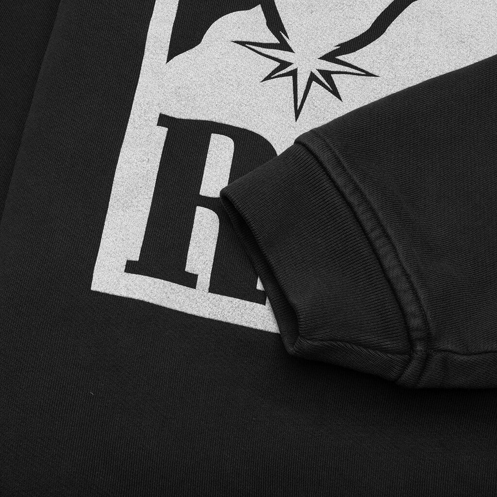 Moonlight Badge Hoodie Vintage Black