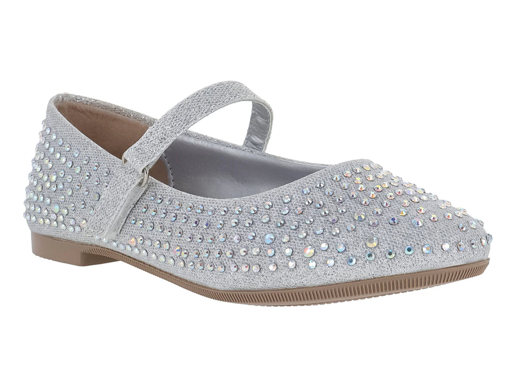 Zapatos Ballerina Tropicana Plata para Niña