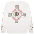 Eyeball L S Tee White