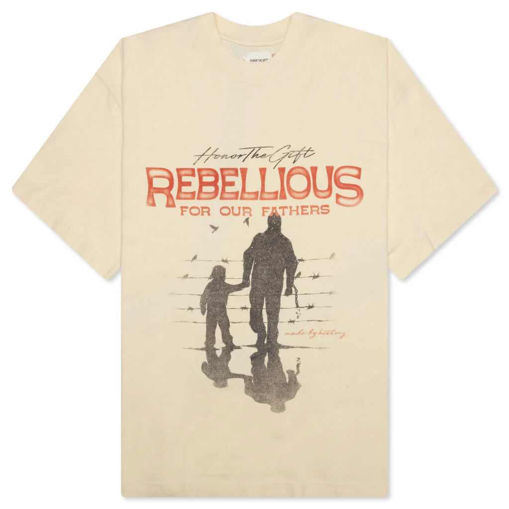 Rebellious for Our Fathers S S Tee Bone