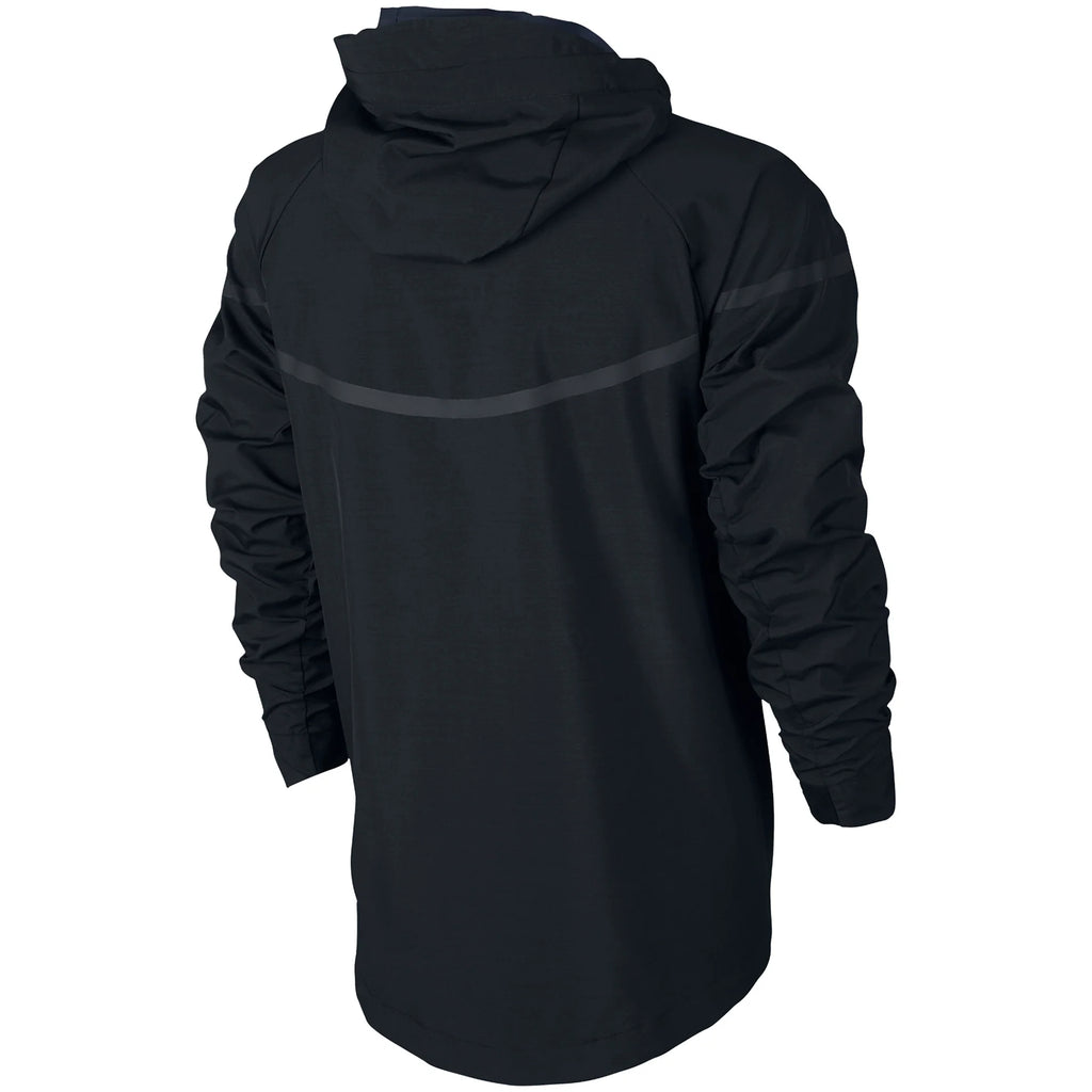 Tech Windrunner Mens Jacket Black Obsidian Black