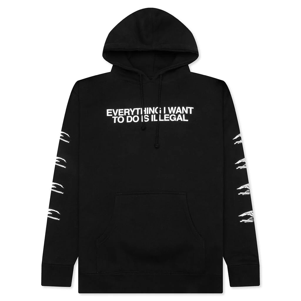 Illegal Hoodie Black