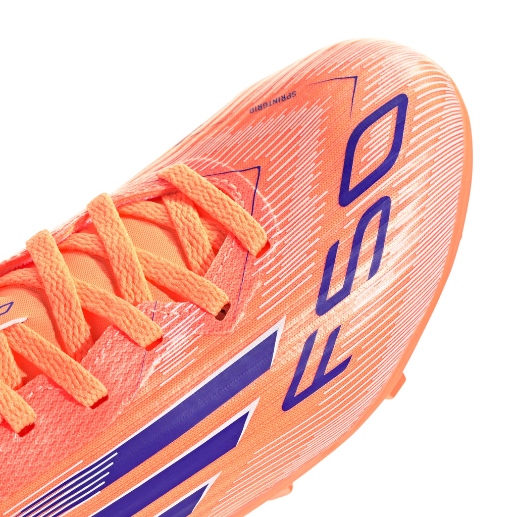 adidas F50 League FG MG Youth Soccer Cleats Orange Blue White