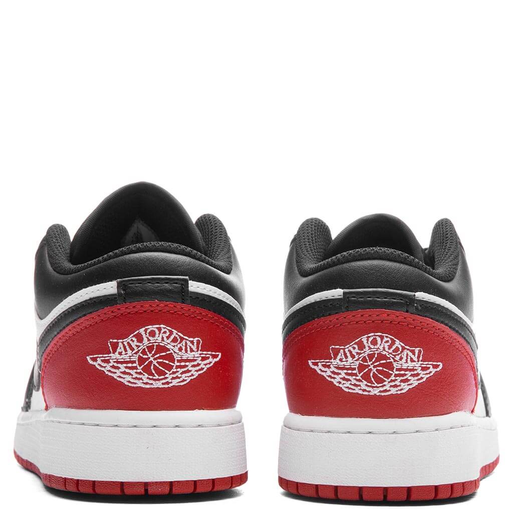 Air Jordan 1 Low GS White Black Varsity Red