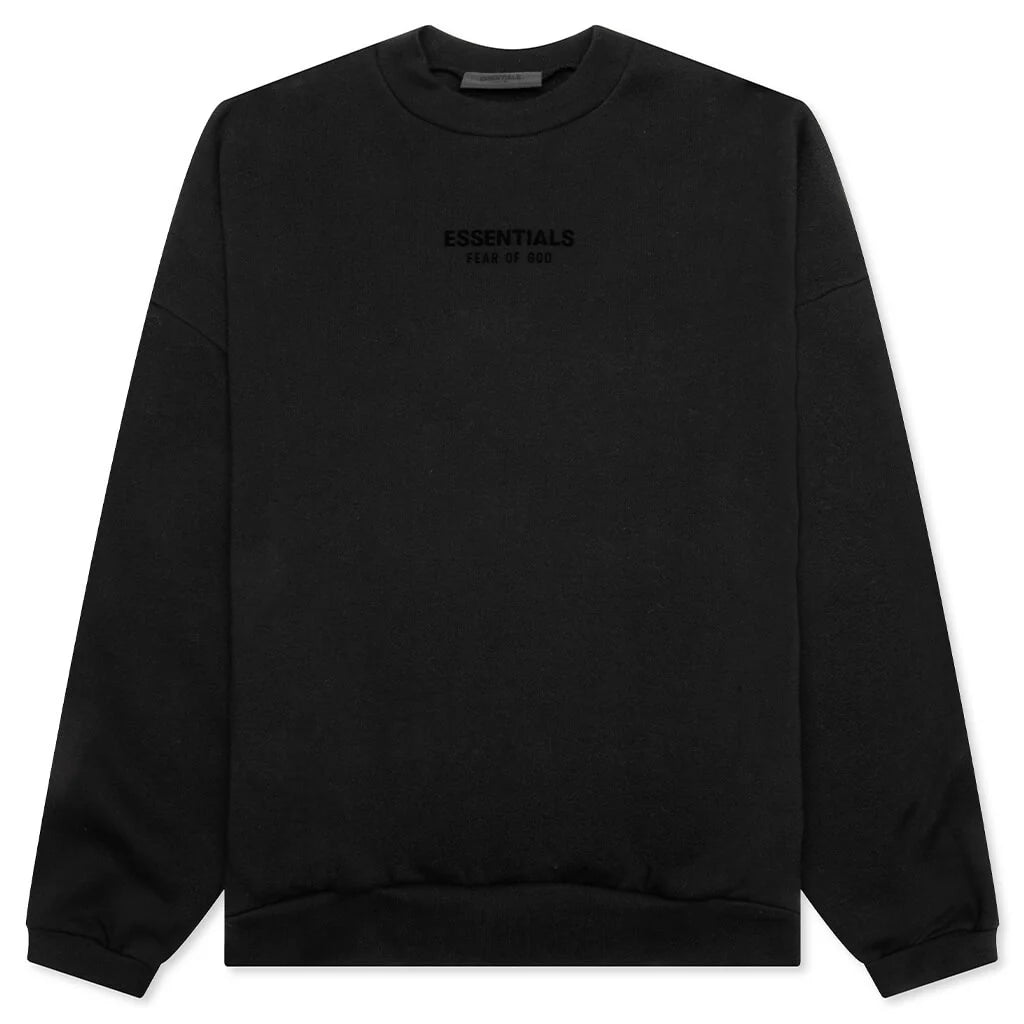 Essentials Crewneck Jet Black
