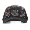 Love For Life Trucker Cap Black Denim