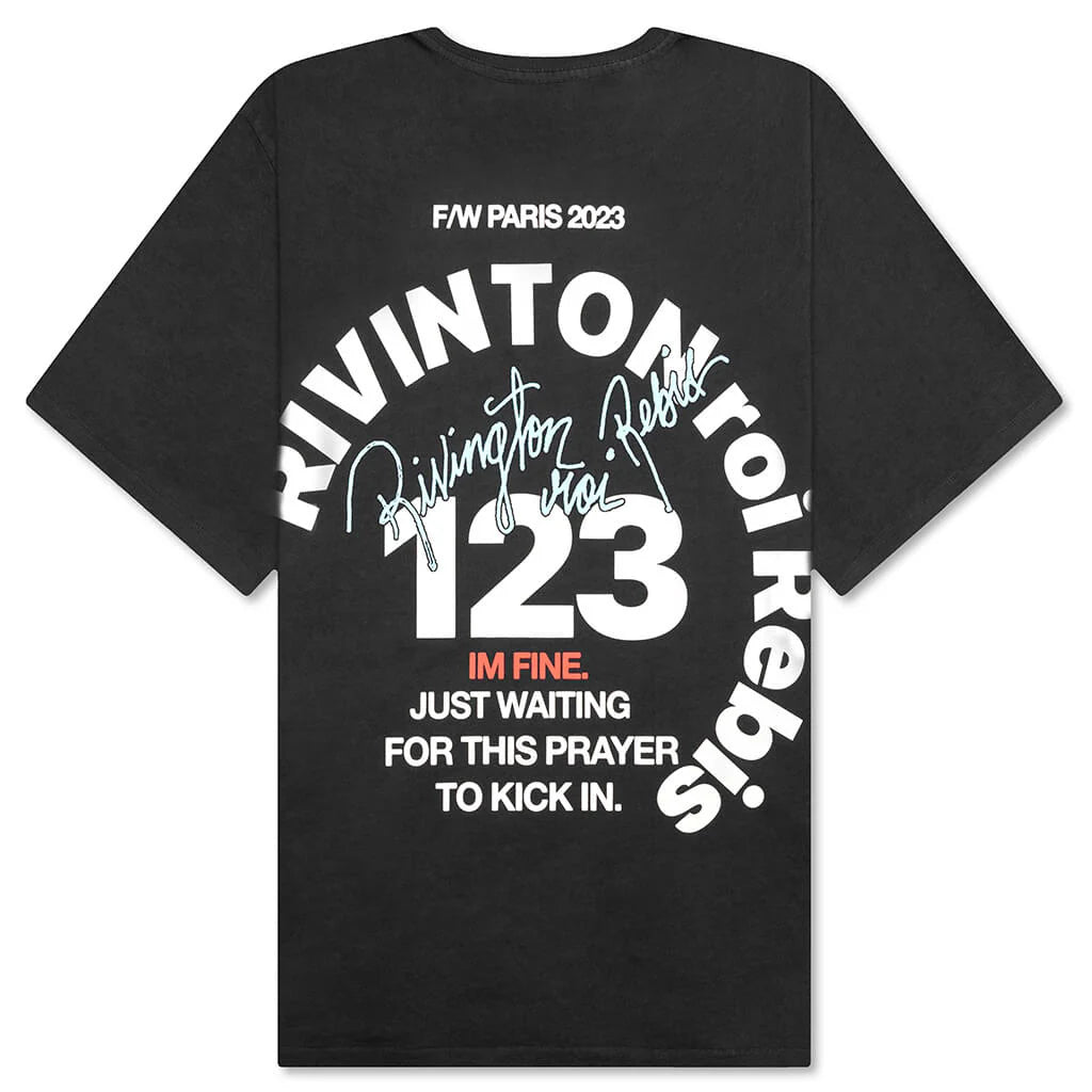 FW Paris Tee Vintage Black