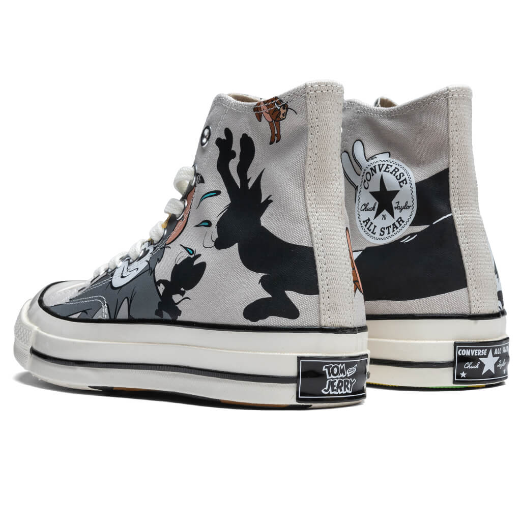 Converse x Tom and Jerry Chuck 70 Hi Grey Egret