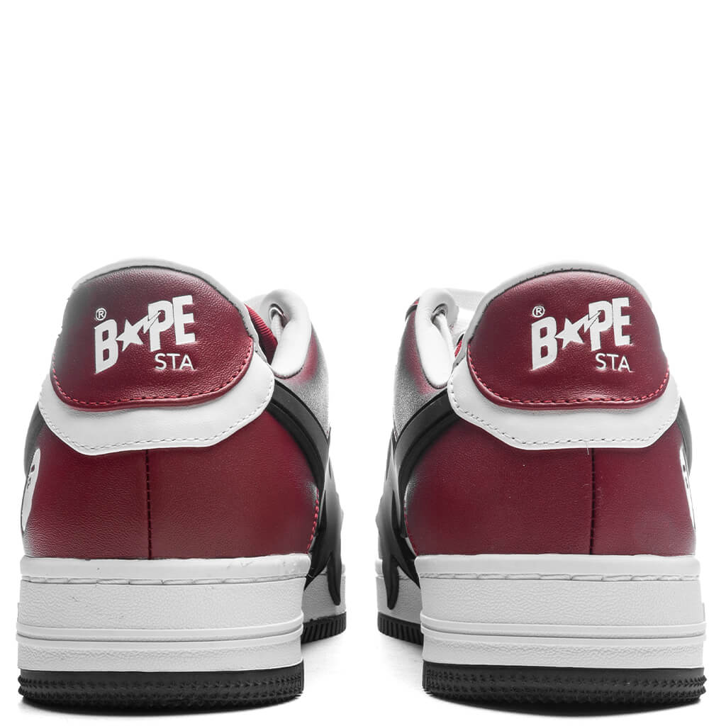 Womens Bape STA OS 2 Burgundy Black