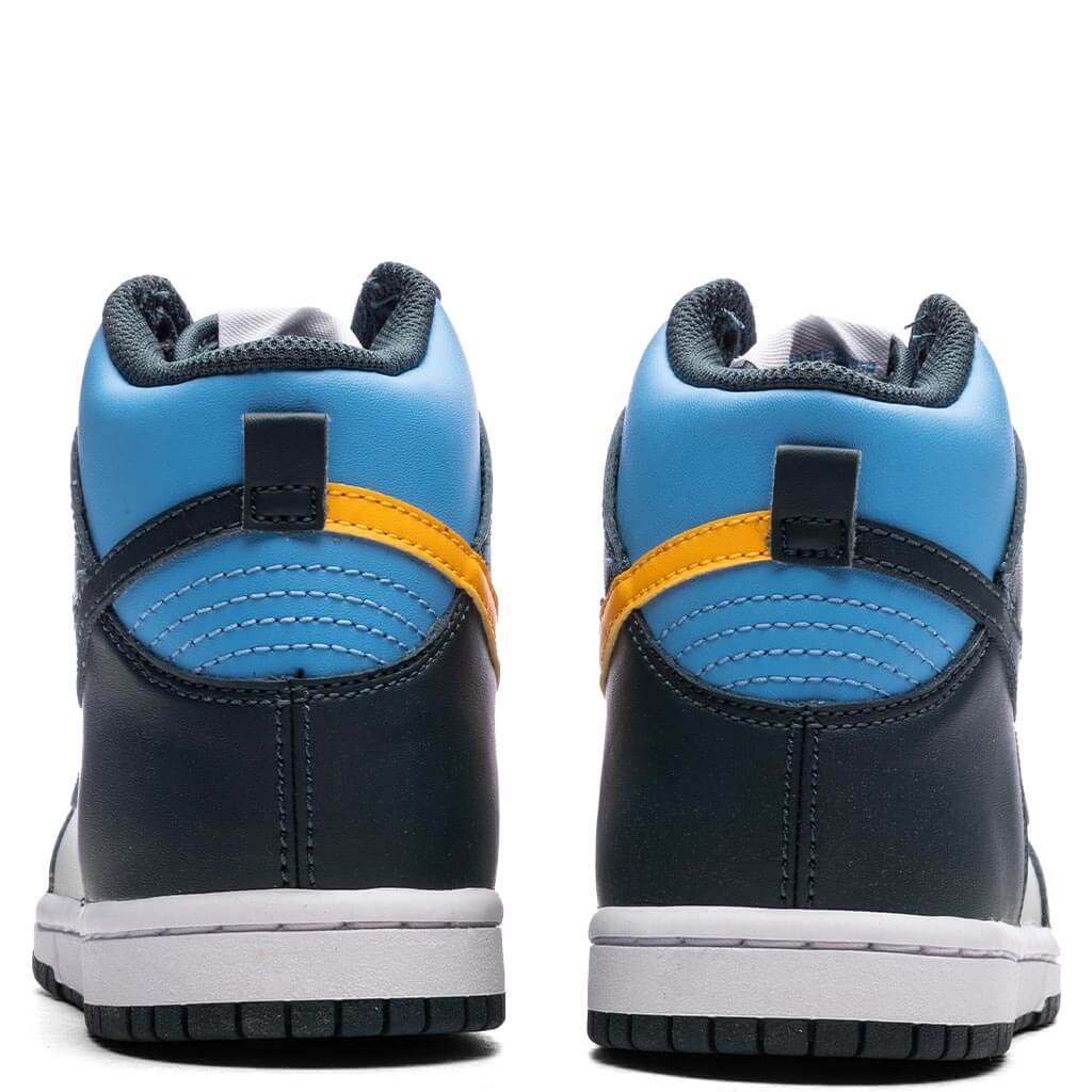 Dunk High PS Deep Jungle University Gold Light Silver