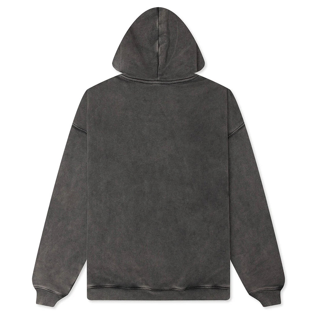 Pegasus Zip Through Hoodie Vintage Grey