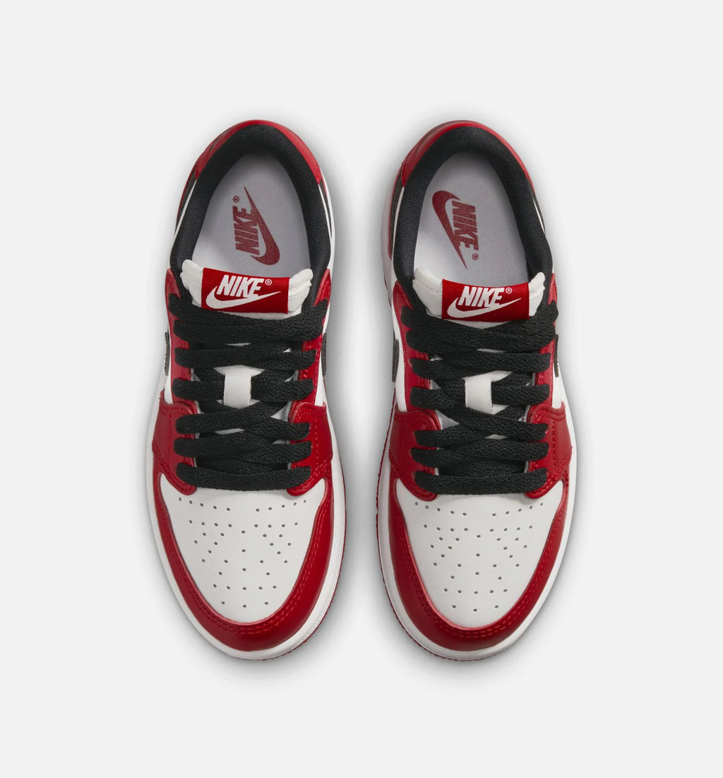 Air Jordan 1 Retro Low OG Chicago Preschool Lifestyle Shoe Varsity Red Black Summit White