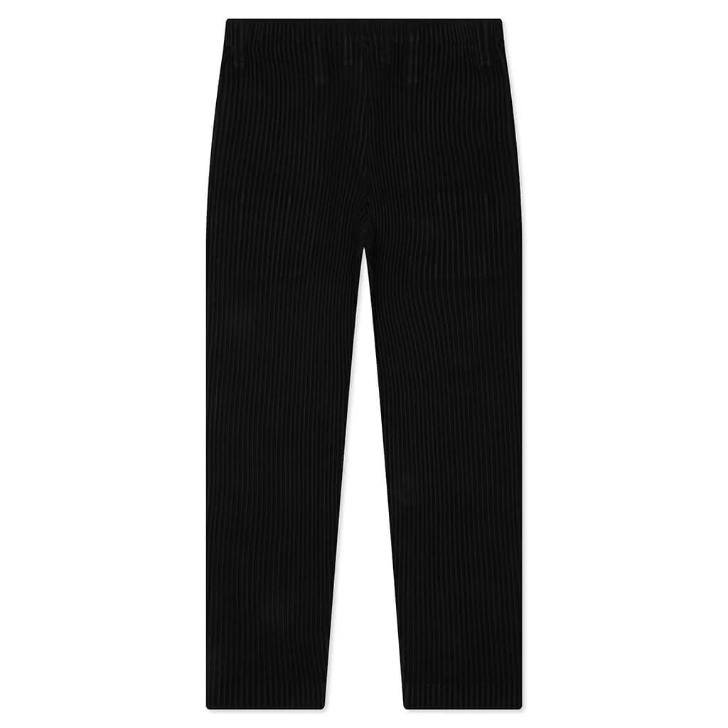 Wool Like Light Pants Black