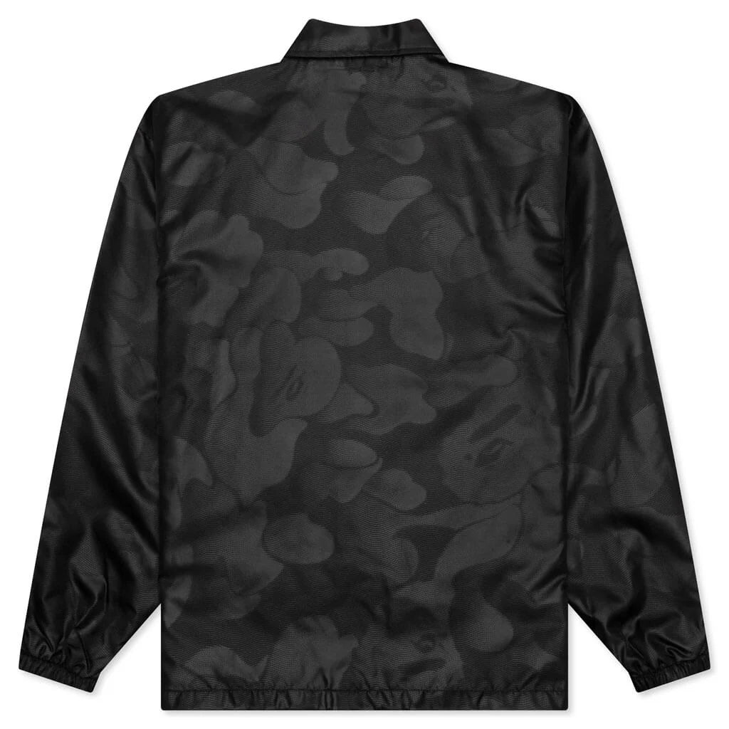 Ink Camo Coach Jacket Black