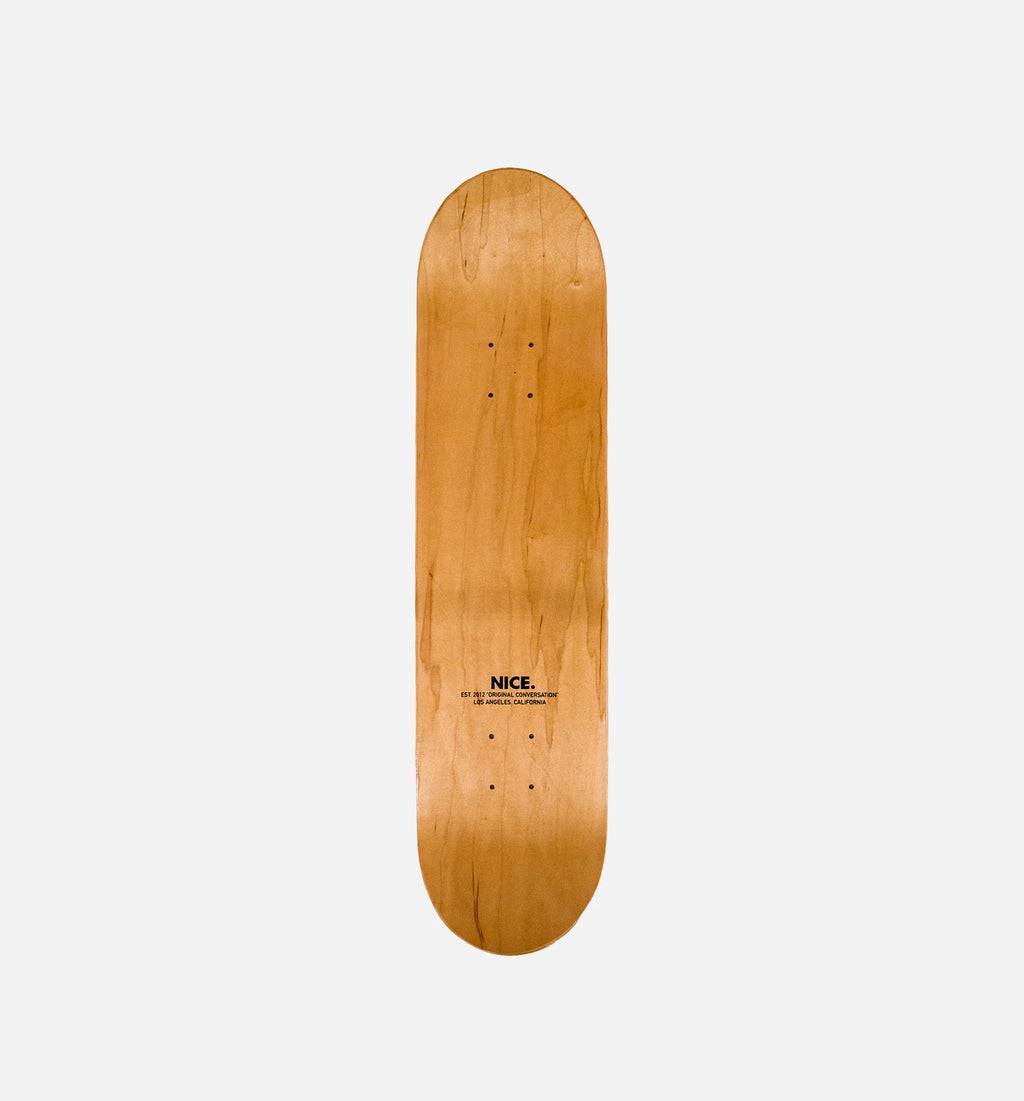 Nice Day Skate Deck Black White