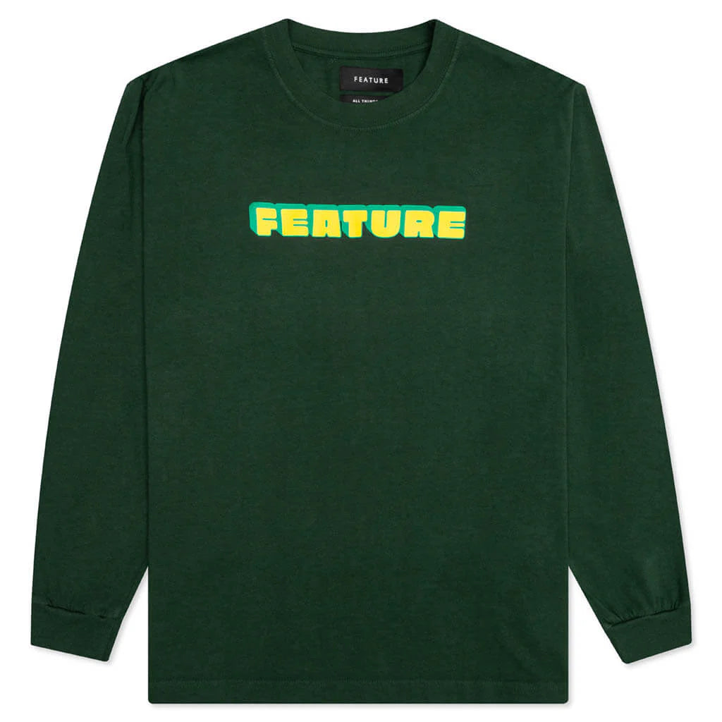 Fea Tendo L S Tee Dark Green