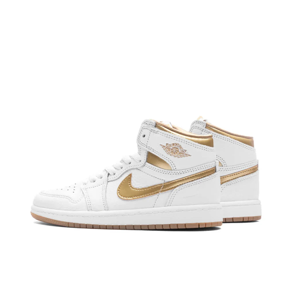 Jordan 1 Retro High OG PS White Metallic Gold Gum Light Brown