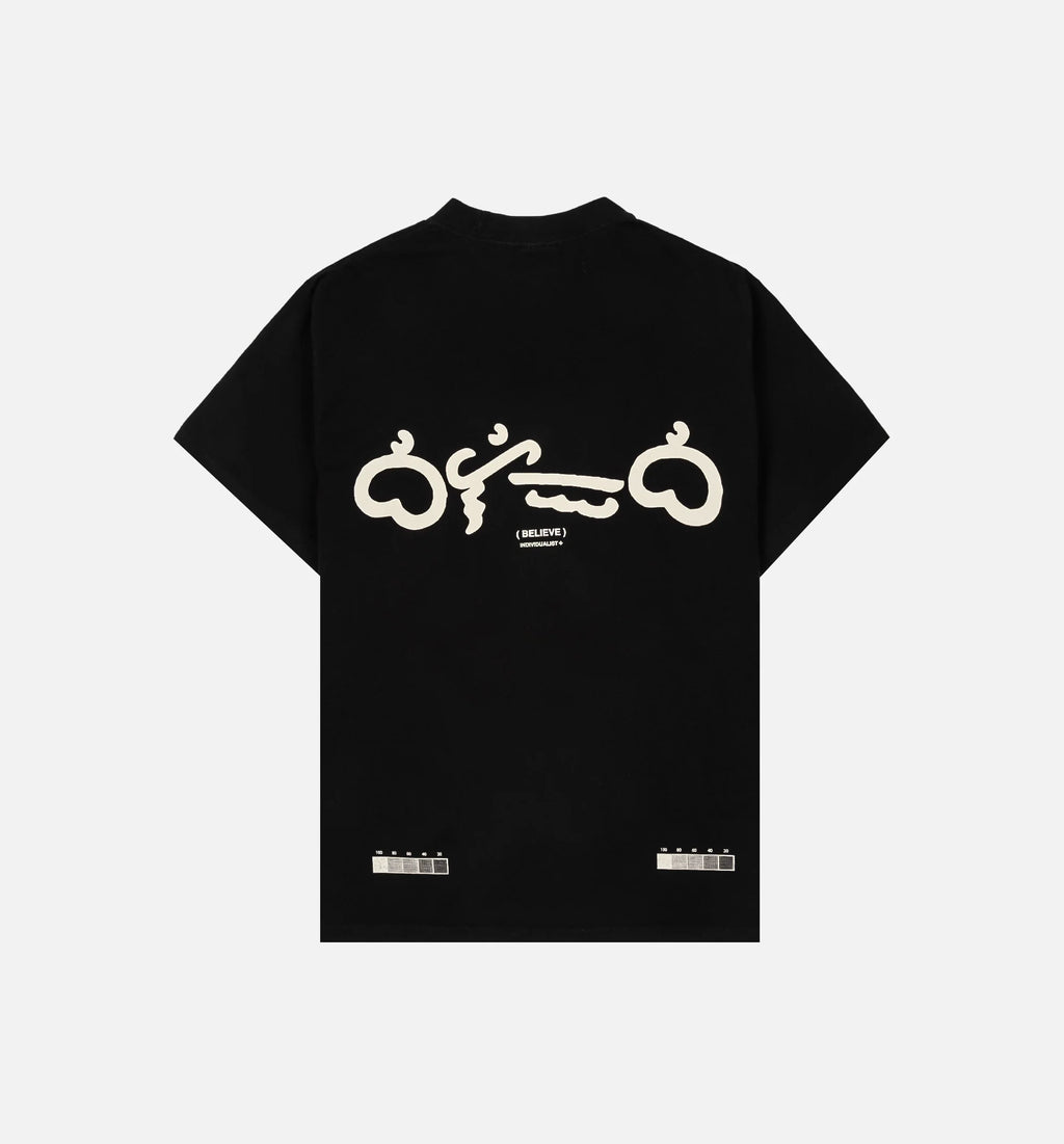 Baybayin Mens Short Sleeve Shirt Black
