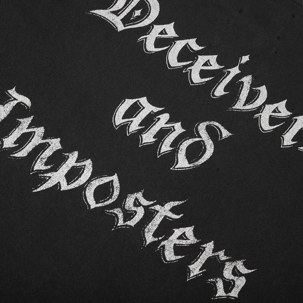 The World Is Ours L S Tee Vintage Black