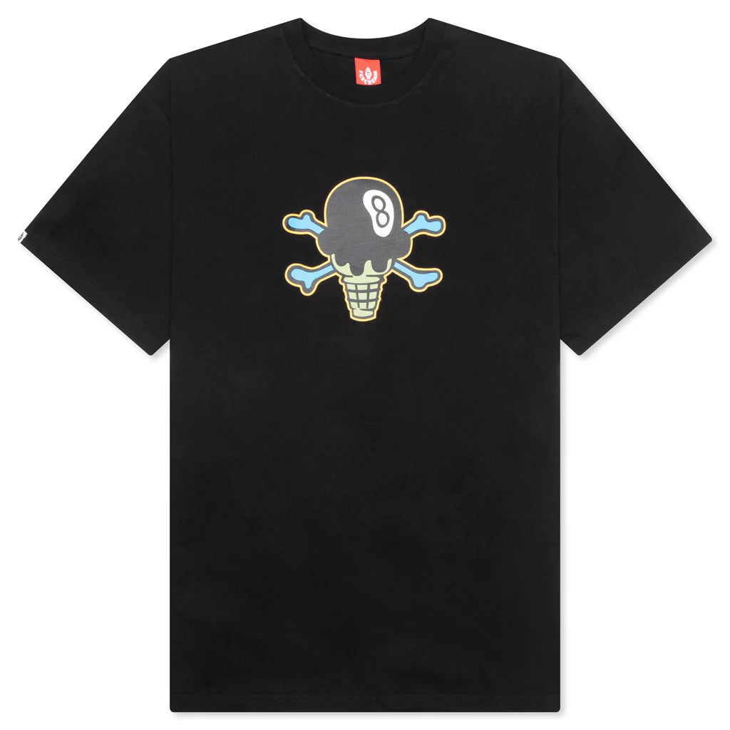 8 Ball S S Tee Black
