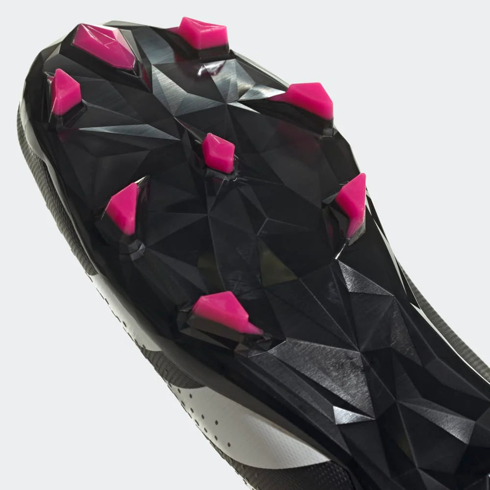adidas Kids Predator Accuracy3 J FG Firm Ground Soccer Cleats Black Pink