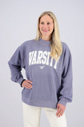 Varsity Mock Neck Sweatshirt