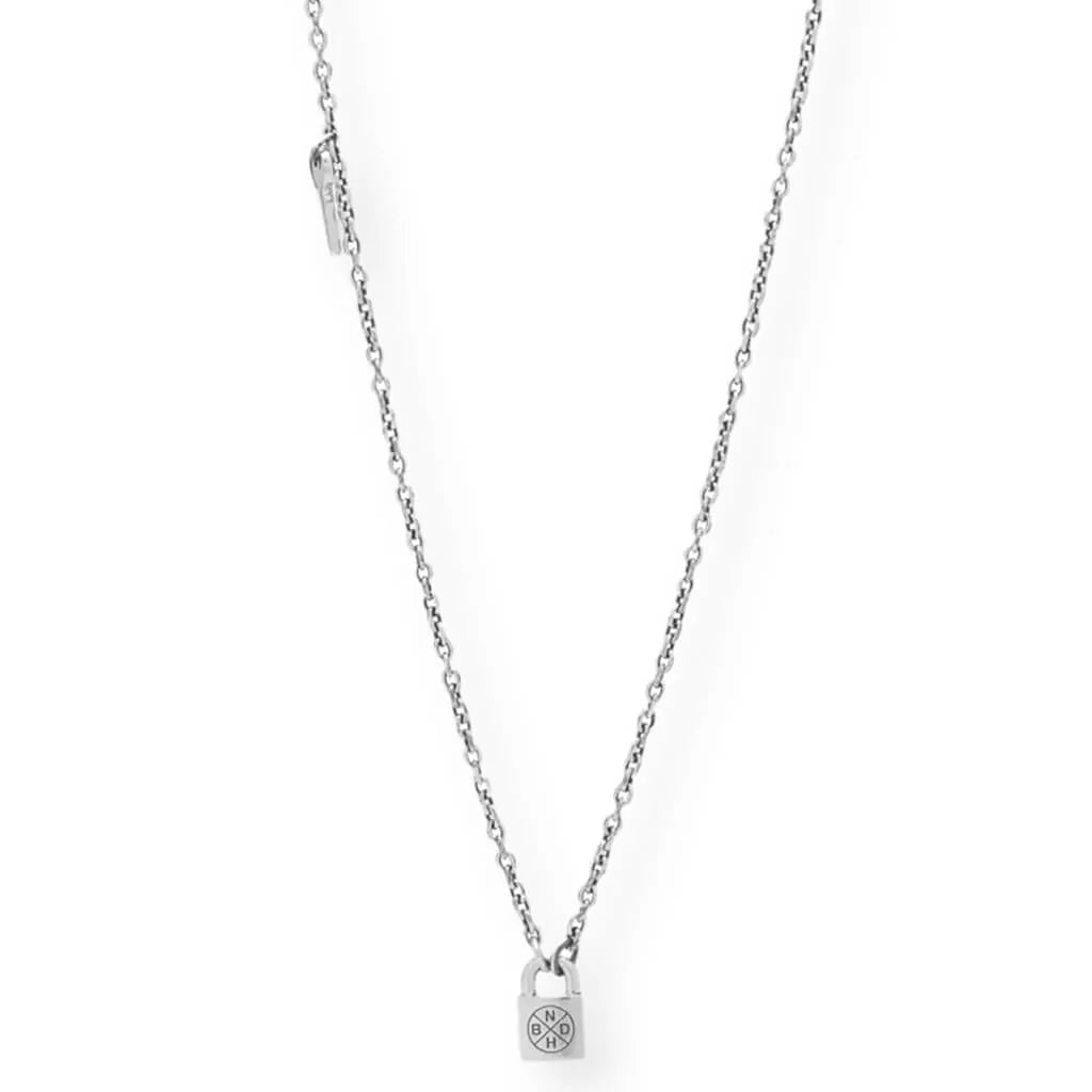 Padlock Necklace Silver