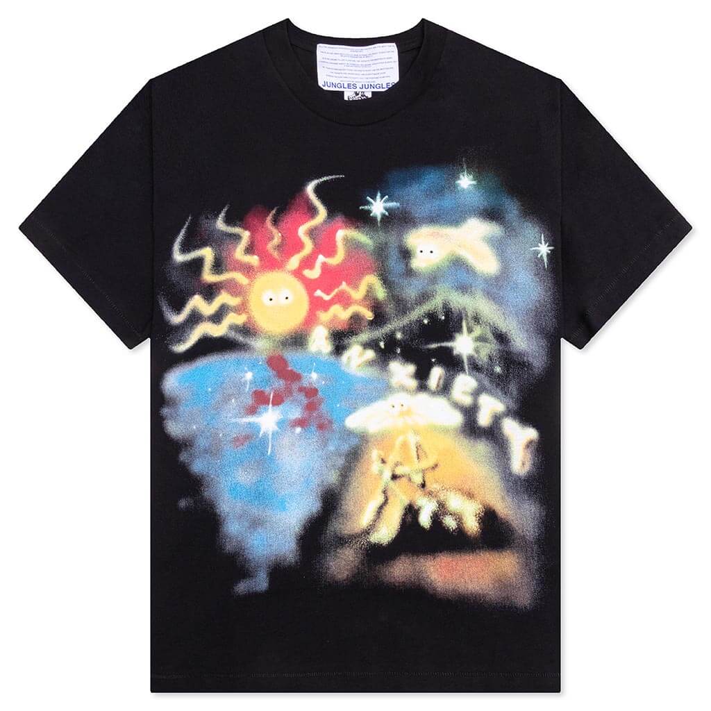 Anxiety Airbrush Tee Black