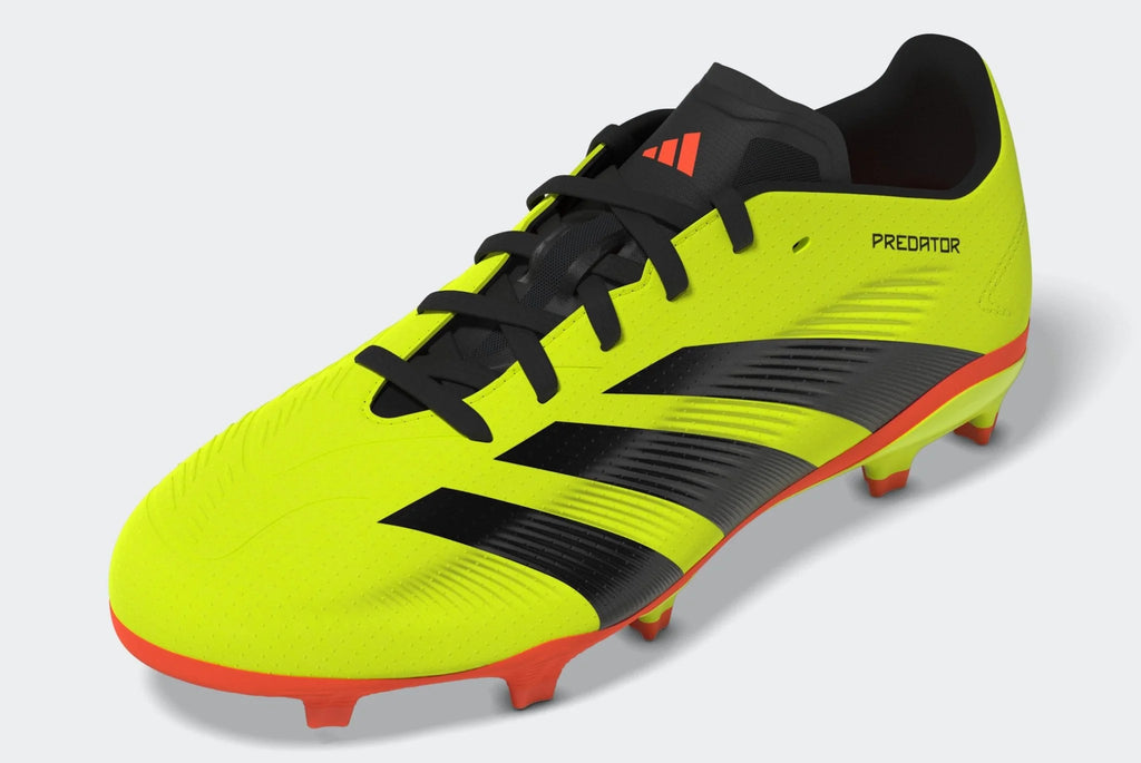 adidas Predator League FG J Firm Ground Soccer Cleats Team Solar Yellow Black Solar Red
