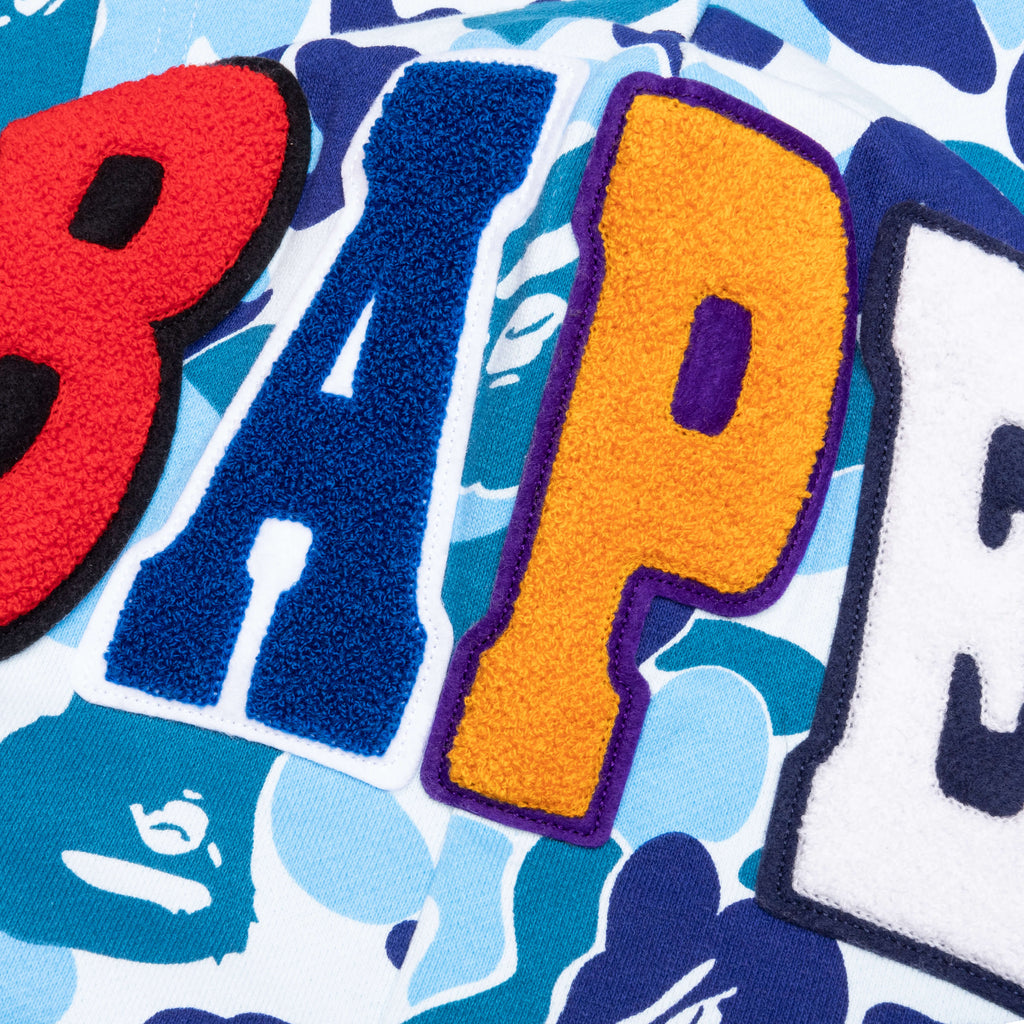 ABC Camo 2nd APE Pullover Hoodie Blue