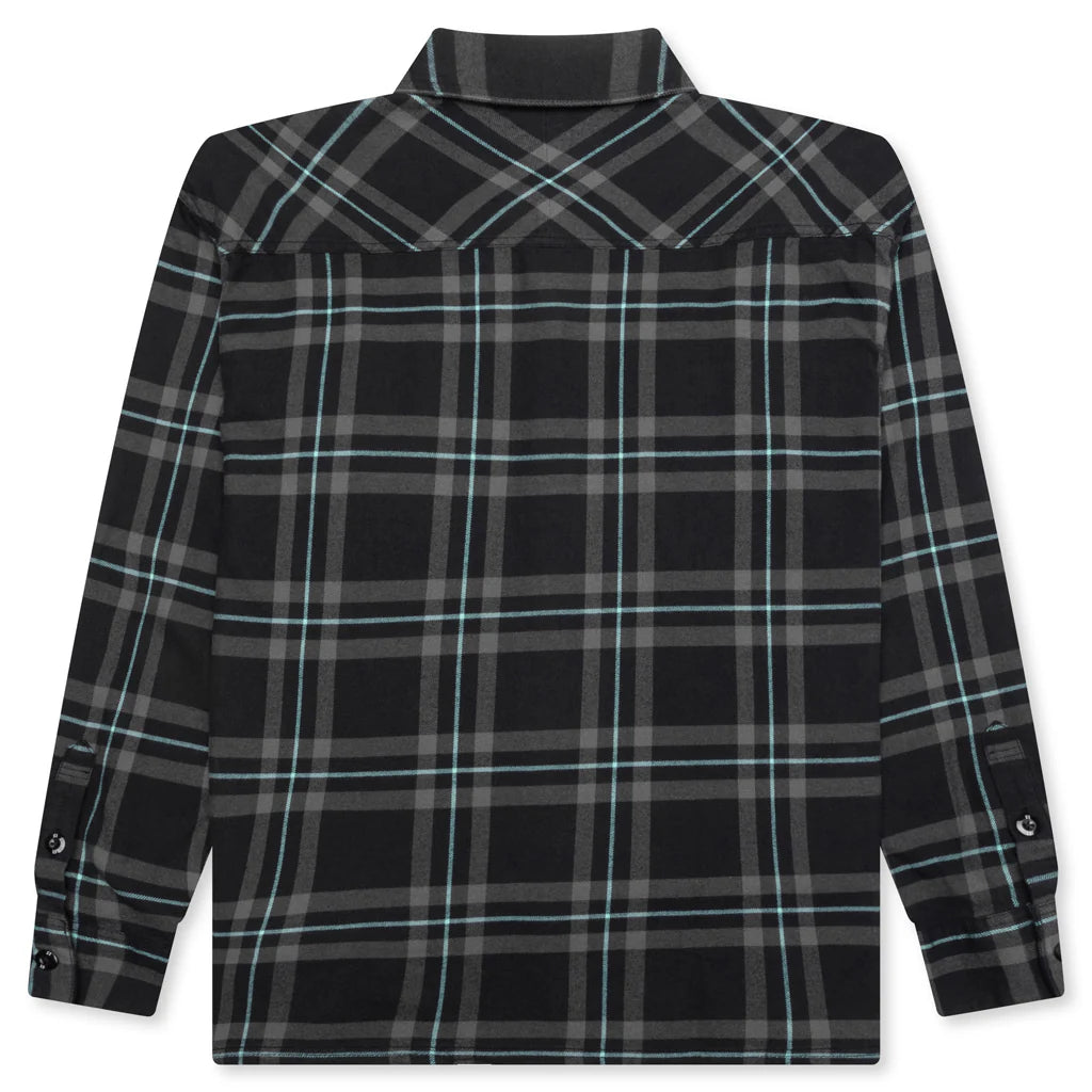 Tartan Check Shirt LS Black