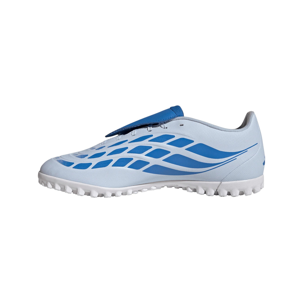 adidas Predator Club Fold Over Tongue TF Turf Mens Soccer Cleats Sky Blue Yellow