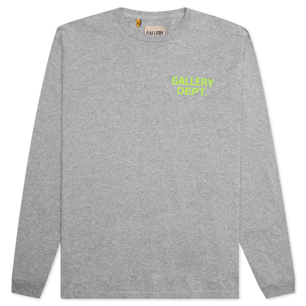 Souvenir L S Tee Heather Grey